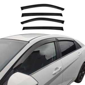 Honda Civic Wind Deflector - Omac - Acrylic 4 Pcs - Black - '06-'11 Honda Civic Wind Deflector - Omac - Acrylic 4 Pcs - Black - '06-'11